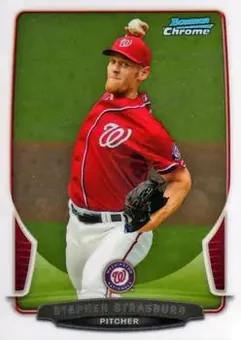 2013 Bowman Chrome #164 - Stephen Strasburg - Washington Nationals