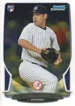 2013 Bowman Chrome #166 - Vidal Nuno - New York Yankees - Front