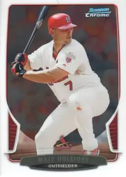 2013 Bowman Chrome #167 - Matt Holliday - St. Louis Cardinals - Front