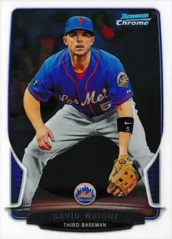 2013 Bowman Chrome #173 - David Wright - New York Mets - Front
