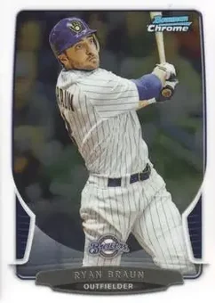 2013 Bowman Chrome #175 - Ryan Braun - Milwaukee Brewers