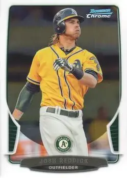 2013 Bowman Chrome #177 - Josh Reddick - Oakland Athletics - Front