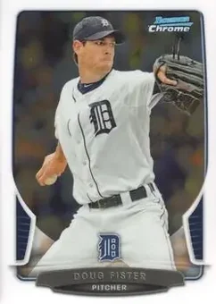 2013 Bowman Chrome #184 - Doug Fister - Detroit Tigers