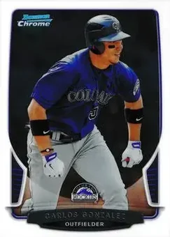 2013 Bowman Chrome #186 - Carlos Gonzalez - Colorado Rockies