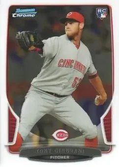 2013 Bowman Chrome #189 - Tony Cingrani - Cincinnati Reds