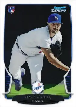 2013 Bowman Chrome #190 - Matt Magill - Los Angeles Dodgers - Front