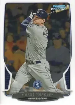 2013 Bowman Chrome #195 - Chase Headley - San Diego Padres