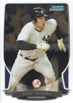 2013 Bowman Chrome #199 - Mark Teixeira - New York Yankees - Front