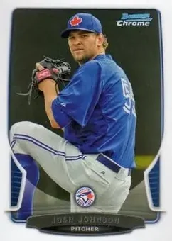 2013 Bowman Chrome #206 - Josh Johnson - Toronto Blue Jays