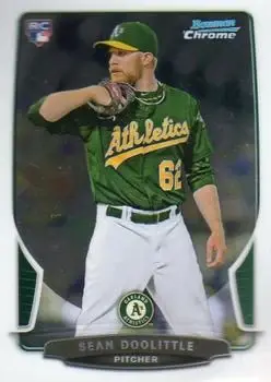 2013 Bowman Chrome #212 - Sean Doolittle - Oakland Athletics - Front