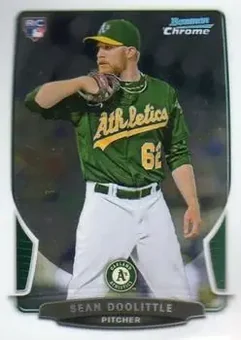 2013 Bowman Chrome #212 - Sean Doolittle - Oakland Athletics
