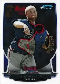 2013 Bowman Chrome #214 - Brian McCann - Atlanta Braves