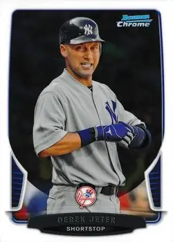 2013 Bowman Chrome #215 - Derek Jeter - New York Yankees - Front