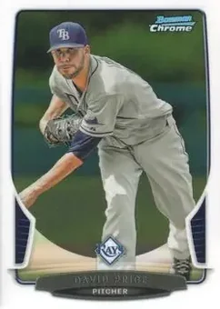 2013 Bowman Chrome #219 - David Price - Tampa Bay Rays