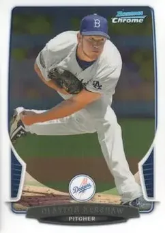 2013 Bowman Chrome #220 - Clayton Kershaw - Los Angeles Dodgers