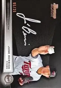 2013 Bowman Chrome - Black Collection Autographs #BBC-JB - José Berríos - Minnesota Twins - Front