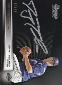 2013 Bowman Chrome - Black Collection Autographs #BBC-JN - Jimmy Nelson - Milwaukee Brewers