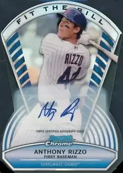 2013 Bowman Chrome - Fit the Bill Autographs #FTBA-AR - Anthony Rizzo - Chicago Cubs