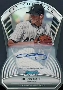 2013 Bowman Chrome - Fit the Bill Autographs #FTBA-CS - Chris Sale - Chicago White Sox - Front