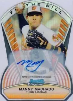2013 Bowman Chrome - Fit the Bill Autographs #FTBA-MM - Manny Machado - Baltimore Orioles