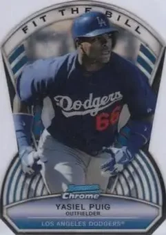 2013 Bowman Chrome - Fit the Bill X-Fractors #FTB-YP - Yasiel Puig - Los Angeles Dodgers
