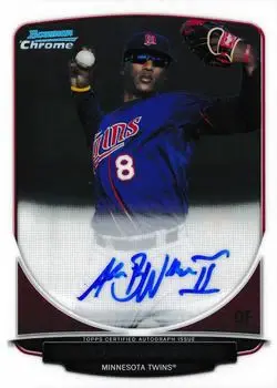 2013 Bowman Chrome - Prospect Autographs #BCA-AW - Adam Walker - Minnesota Twins