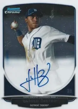 2013 Bowman Chrome - Prospect Autographs #BCA-HC - Harold Castro - Detroit Tigers