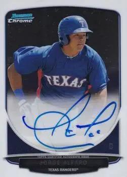 2013 Bowman Chrome - Prospect Autographs #BCA-JA - Jorge Alfaro - Texas Rangers
