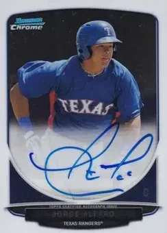 2013 Bowman Chrome - Prospect Autographs #BCA-JA - Jorge Alfaro - Texas Rangers