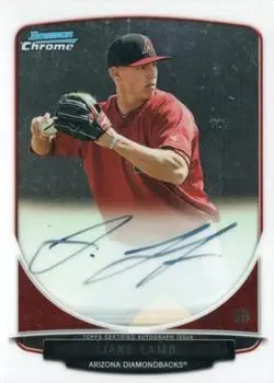 2013 Bowman Chrome - Prospect Autographs #BCA-JL - Jake Lamb - Arizona Diamondbacks