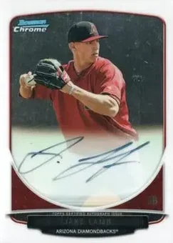 2013 Bowman Chrome - Prospect Autographs #BCA-JL - Jake Lamb - Arizona Diamondbacks