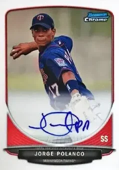 2013 Bowman Chrome - Prospect Autographs #BCA-JPO - Jorge Polanco - Minnesota Twins