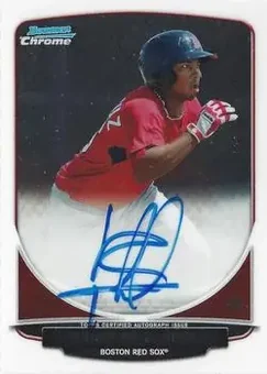 2013 Bowman Chrome - Prospect Autographs #BCA-KD - Keury de la Cruz - Boston Red Sox