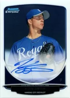 2013 Bowman Chrome - Prospect Autographs #BCA-KS - Kyle Smith - Kansas City Royals