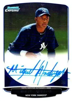 2013 Bowman Chrome - Prospect Autographs #BCA-MAJ - Miguel Andujar - New York Yankees - Front