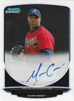 2013 Bowman Chrome - Prospect Autographs #BCA-MC - Mauricio Cabrera - Atlanta Braves