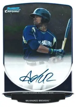 2013 Bowman Chrome - Prospect Autographs #BCA-VR - Victor Roache - Milwaukee Brewers