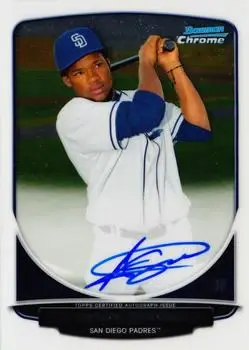 2013 Bowman Chrome - Prospect Autographs #BCA-YA - Yeison Asencio - San Diego Padres