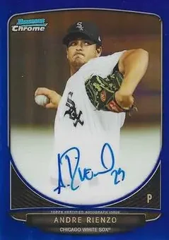 2013 Bowman Chrome - Prospect Autographs Blue Refractor #BCA-AR - Andre Rienzo - Chicago White Sox