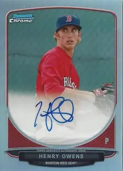 2013 Bowman Chrome - Prospect Autographs Refractor #BCA-HO - Henry Owens - Boston Red Sox