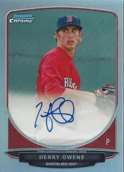 2013 Bowman Chrome - Prospect Autographs Refractor #BCA-HO - Henry Owens - Boston Red Sox