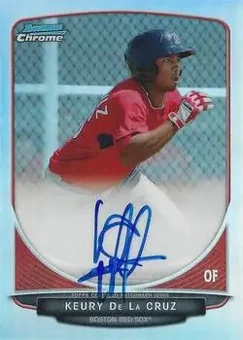 2013 Bowman Chrome - Prospect Autographs Refractor #BCA-KD - Keury de la Cruz - Boston Red Sox