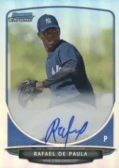 2013 Bowman Chrome - Prospect Autographs Refractor #BCA-RD - Rafael De Paula - New York Yankees