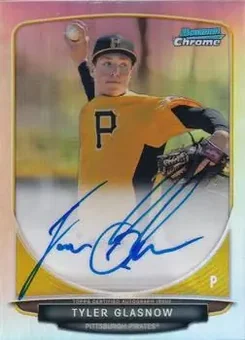 2013 Bowman Chrome - Prospect Autographs Refractor #BCA-TG - Tyler Glasnow - Pittsburgh Pirates