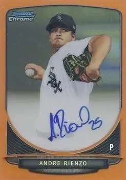 2013 Bowman Chrome - Prospect Autographs Orange Refractor #BCA-AR - Andre Rienzo - Chicago White Sox - Front