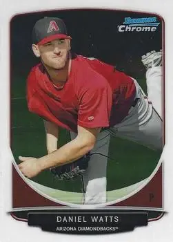 2013 Bowman Chrome - Prospects #BCP111 - Daniel Watts - Arizona Diamondbacks - Front