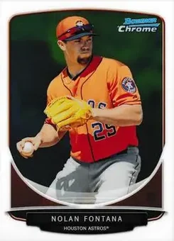 2013 Bowman Chrome - Prospects #BCP112 - Nolan Fontana - Houston Astros