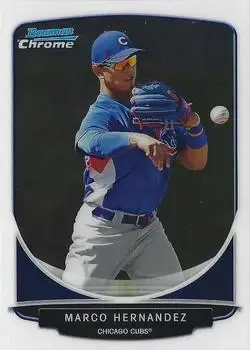 2013 Bowman Chrome - Prospects #BCP115 - Marco Hernandez - Chicago Cubs - Front