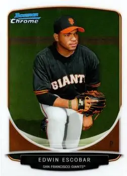 2013 Bowman Chrome - Prospects #BCP117 - Edwin Escobar - San Francisco Giants - Front