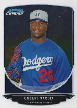 2013 Bowman Chrome - Prospects #BCP118 - Onelki Garcia - Los Angeles Dodgers